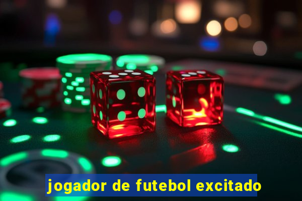 jogador de futebol excitado